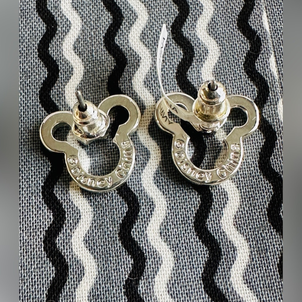 Mickey Mouse Stainless Steel Pendant Necklace & Matching Earrings - NWT - Picture 9 of 9
